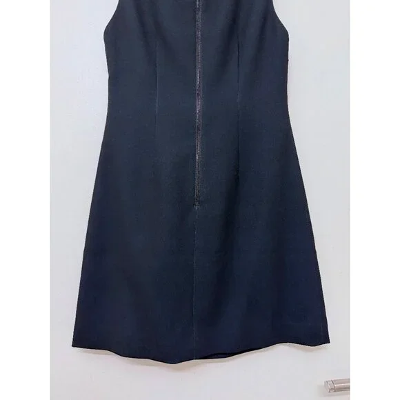 NWT Alice + Olivia The Beatles Clyde Shift Mini Dress Fab Four Portrait Black 0 - Picture 12 of 13